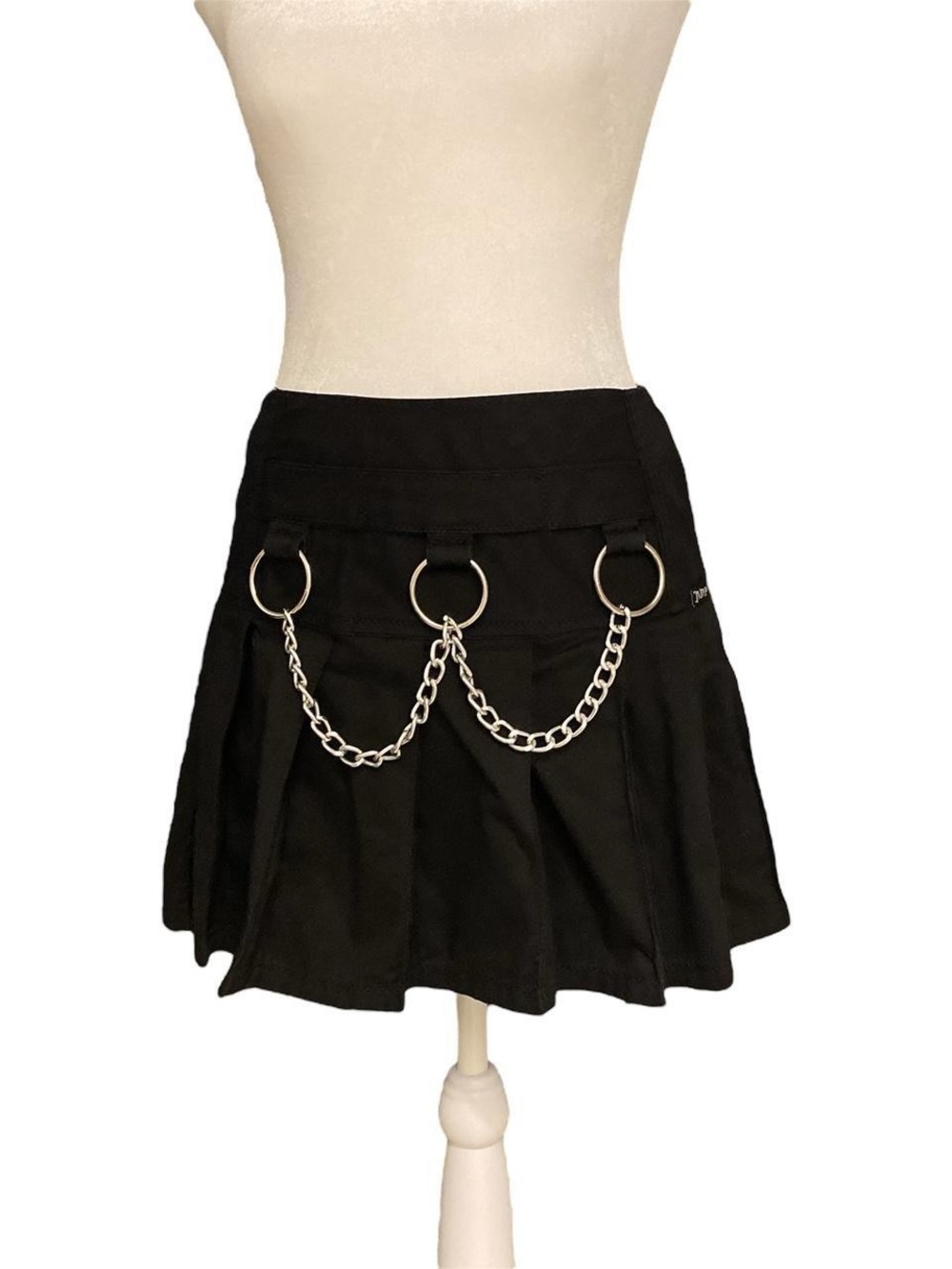 TRIPP NYC Black Gothic Mini Skirt